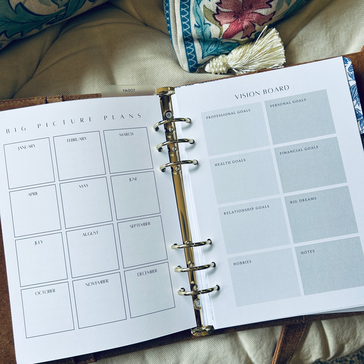 A5 Undated Printable Daily Dashboard (Digital Download)