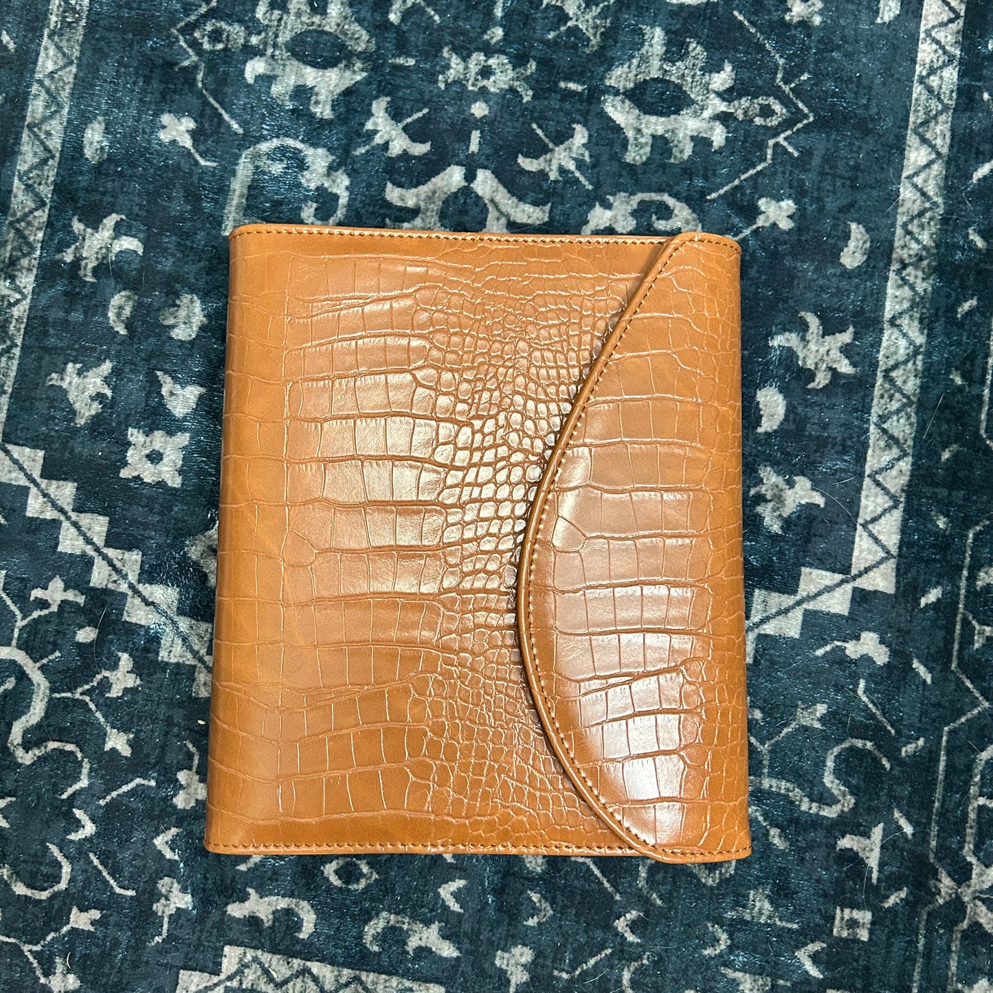 Croc A5 Binder (6-Ring) Caramel