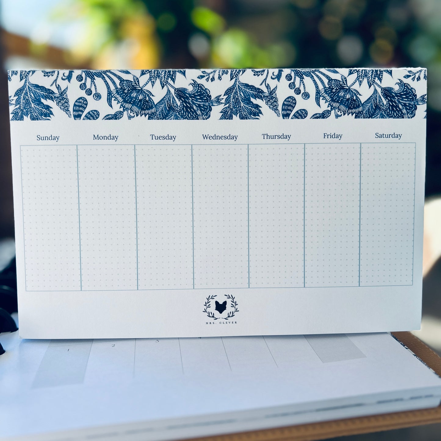 Notepad | Week at a Glance Charleston Vine Collection