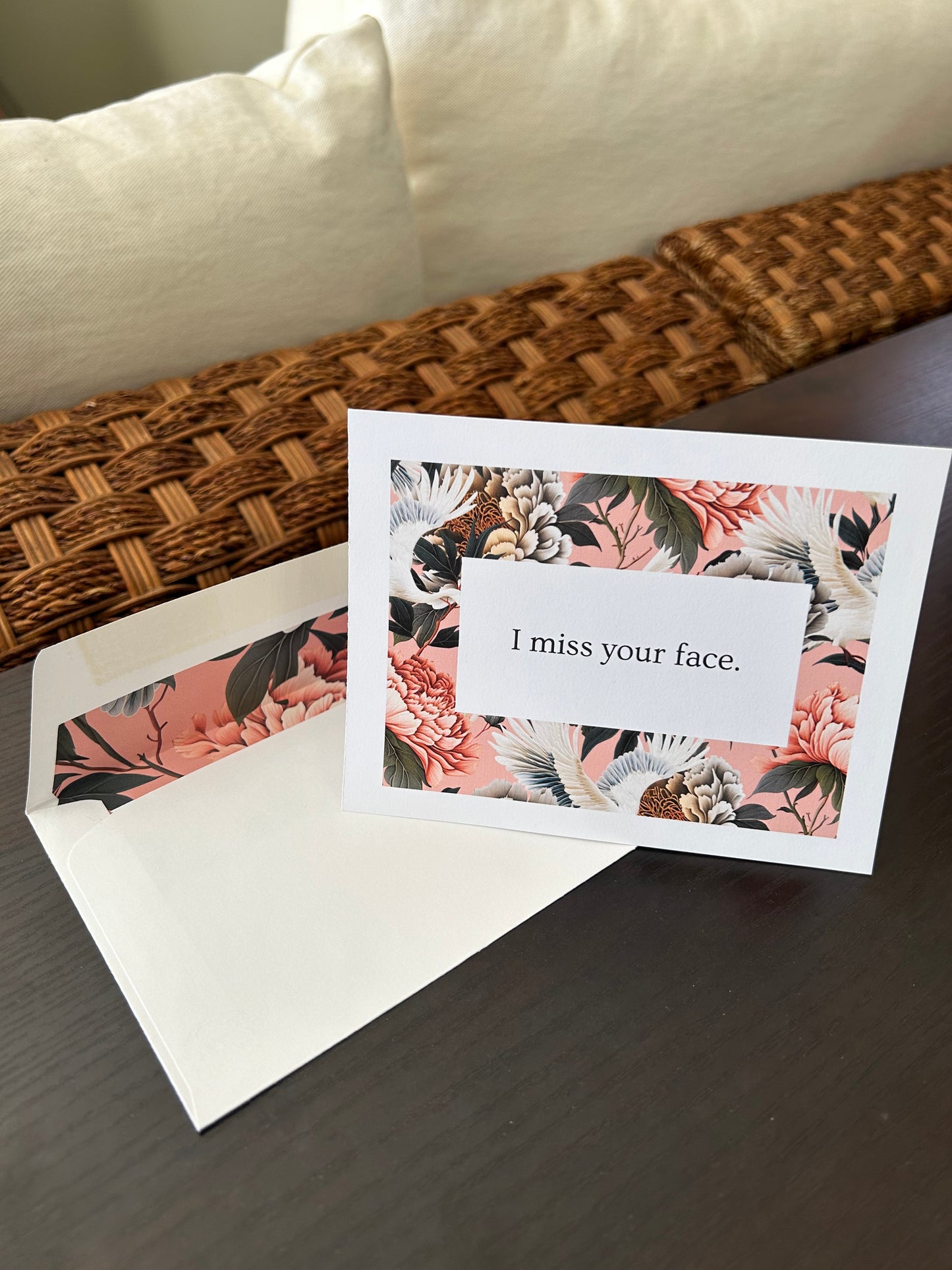 I Miss Your Face Card