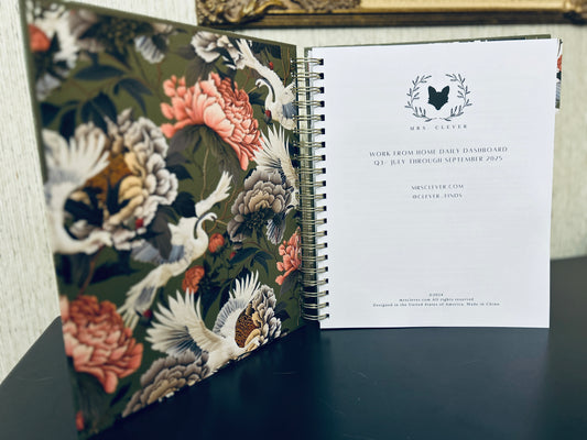 The Daily Dashboard- Dated Quarterly Day Planner