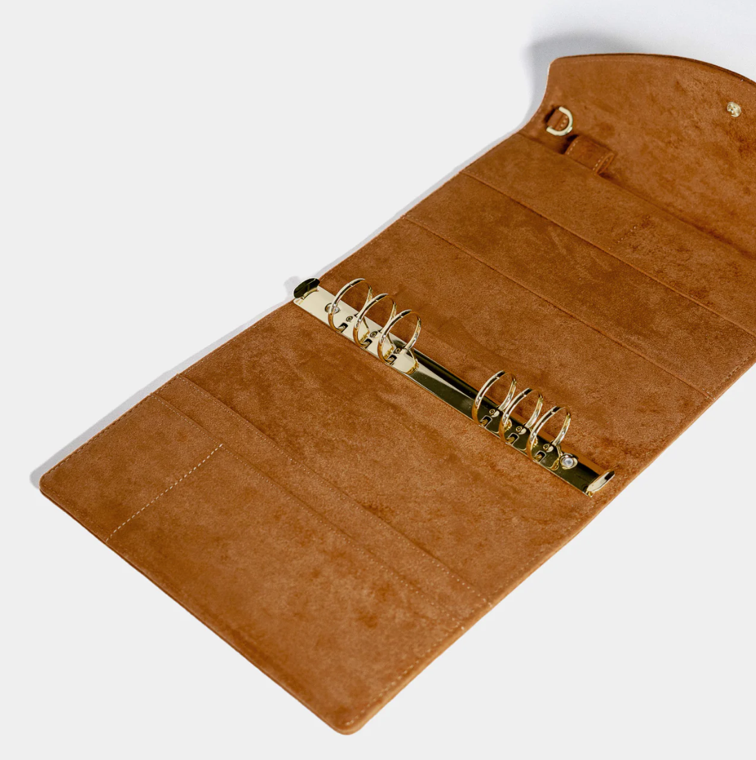 A5 Binder (6-Ring) Teddy Suede