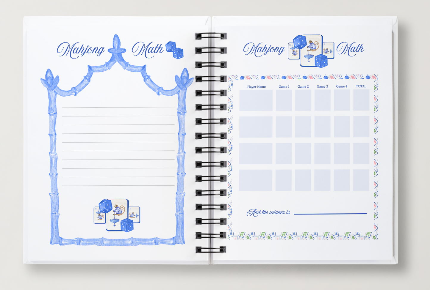 MahJong Notebook