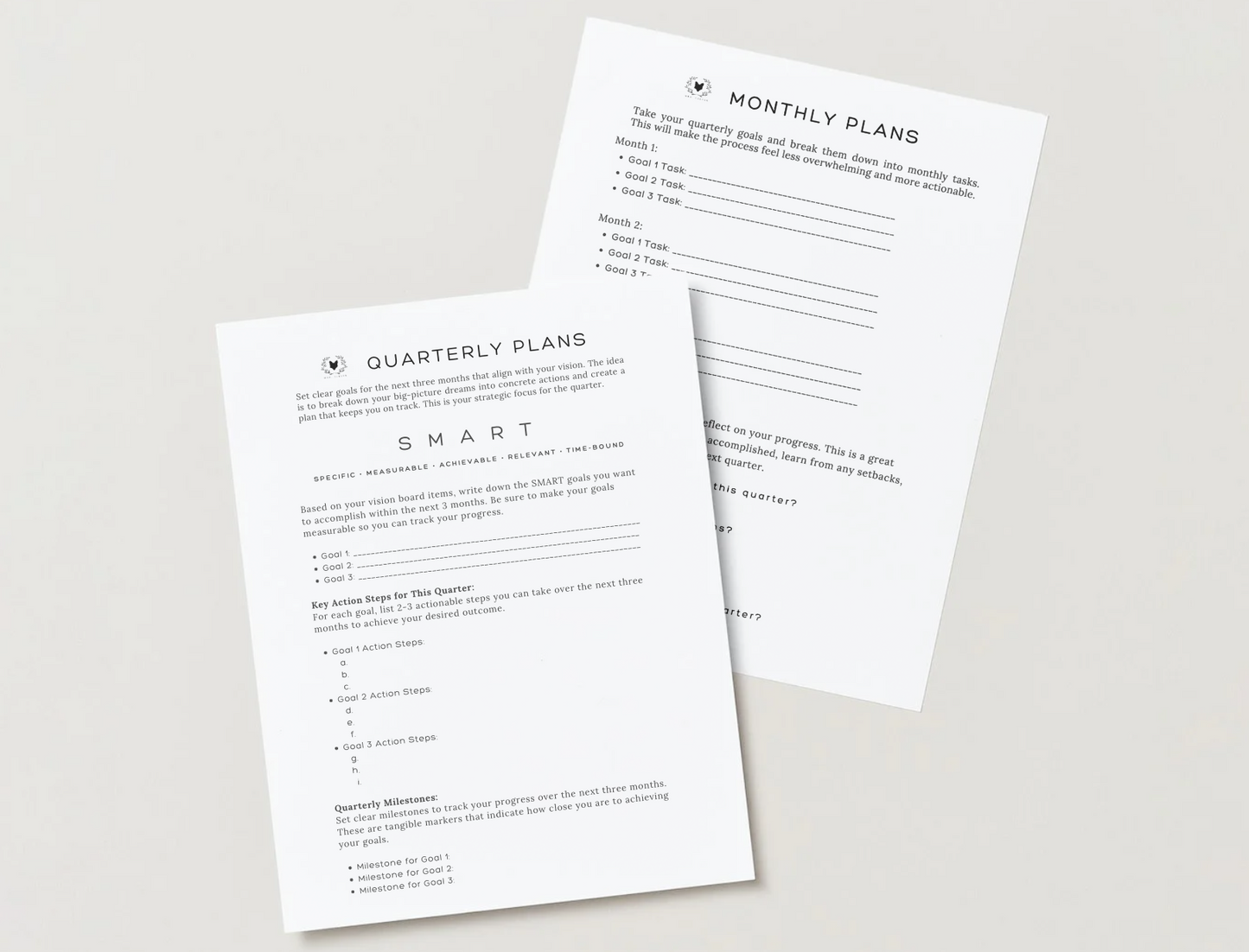 Big Picture Planning Pack - Letter Size - (Digital Download)