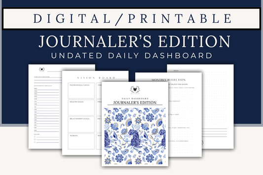 Printable: Daily Dashboard - Journaler's Edition - Undated
