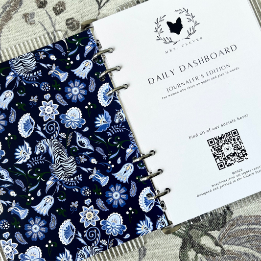 Tab Divider Set for A5 Sized, Ring Binder: Grand Savannah