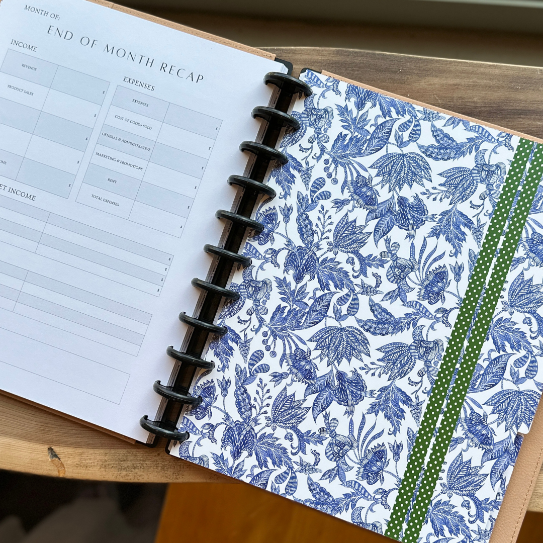 Letter Size, Discbound Daily Dashboard Planner Insert Refill- Quarter 1, 2026