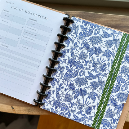 Letter Size, Discbound Daily Dashboard Planner Insert Refill- Quarter 1, 2026