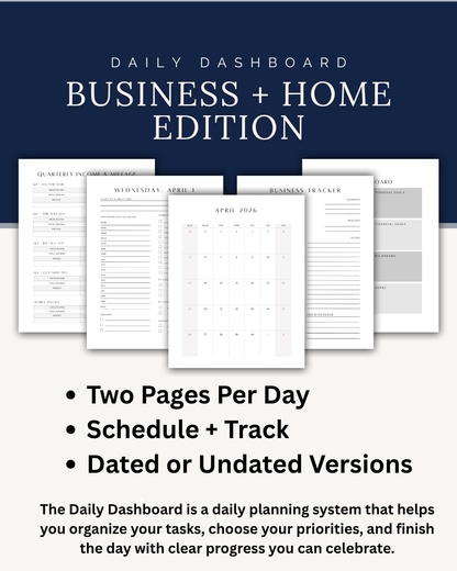 Build Your A5 Sized Daily Dashboard Planner