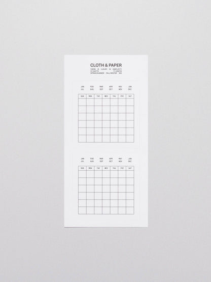 Label Planner Stickers | Calendar