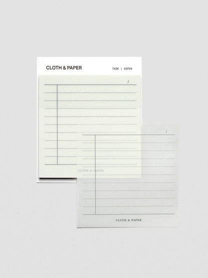 Transparent Sticky Note | Task