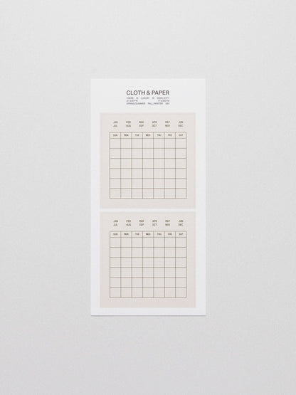 Label Planner Stickers | Calendar