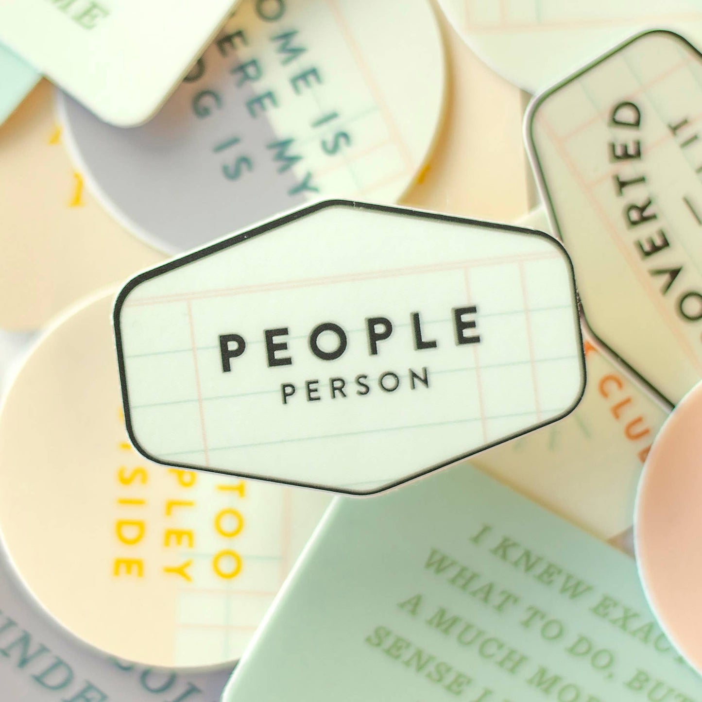 People Person Decal Sticker