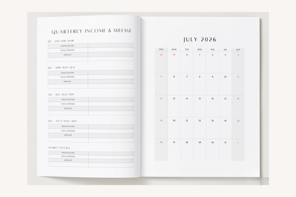Printable: Daily Dashboard - Business + Home Edition -Q3 (July-September 2026) Digital Download