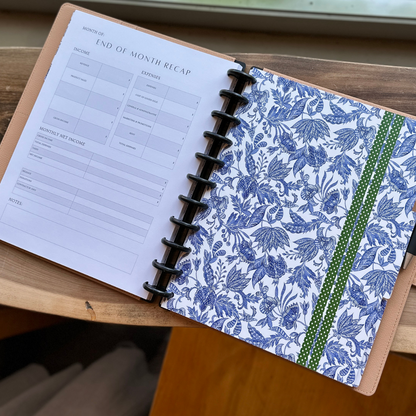Letter Size, Discbound Daily Dashboard Planner Insert Refill- Quarter 1, 2026