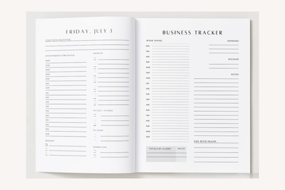 Printable: Daily Dashboard - Business + Home Edition -Q3 (July-September 2026) Digital Download