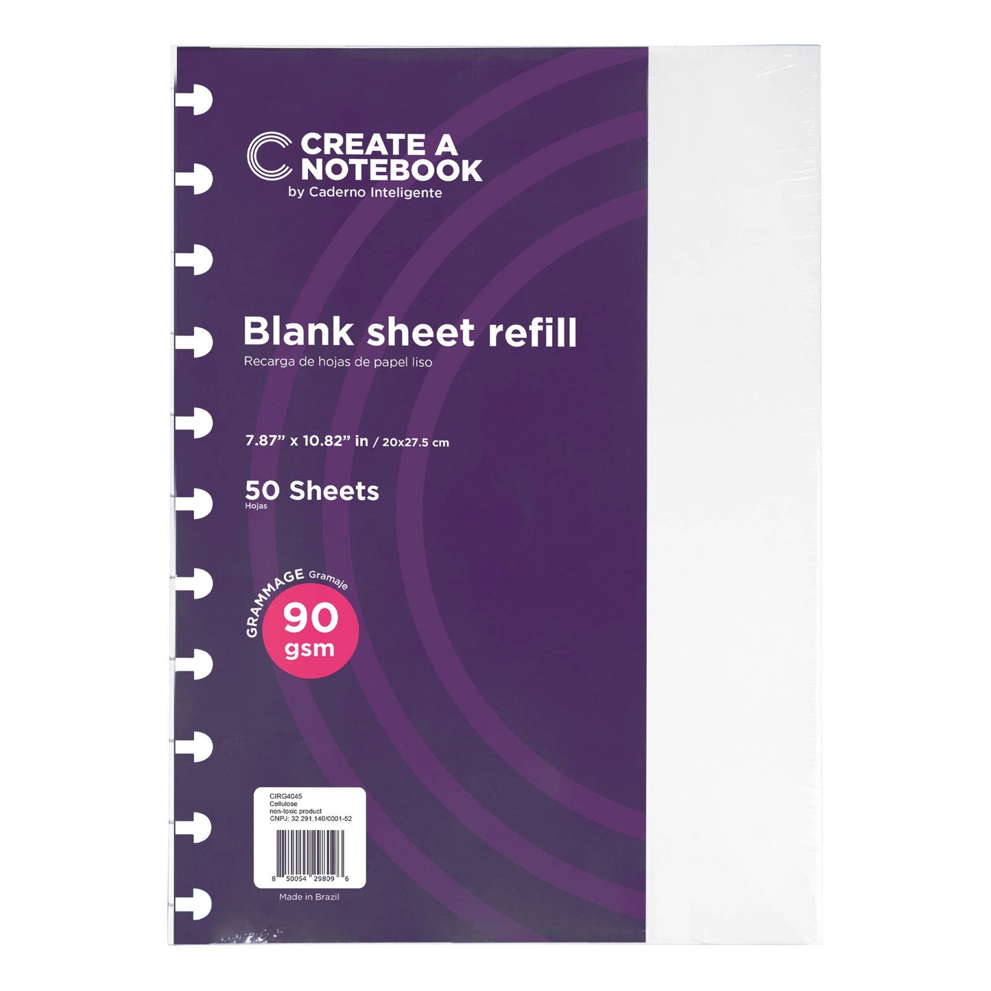 Notebook Refill White 90g Large 8.2 x 11 Inches