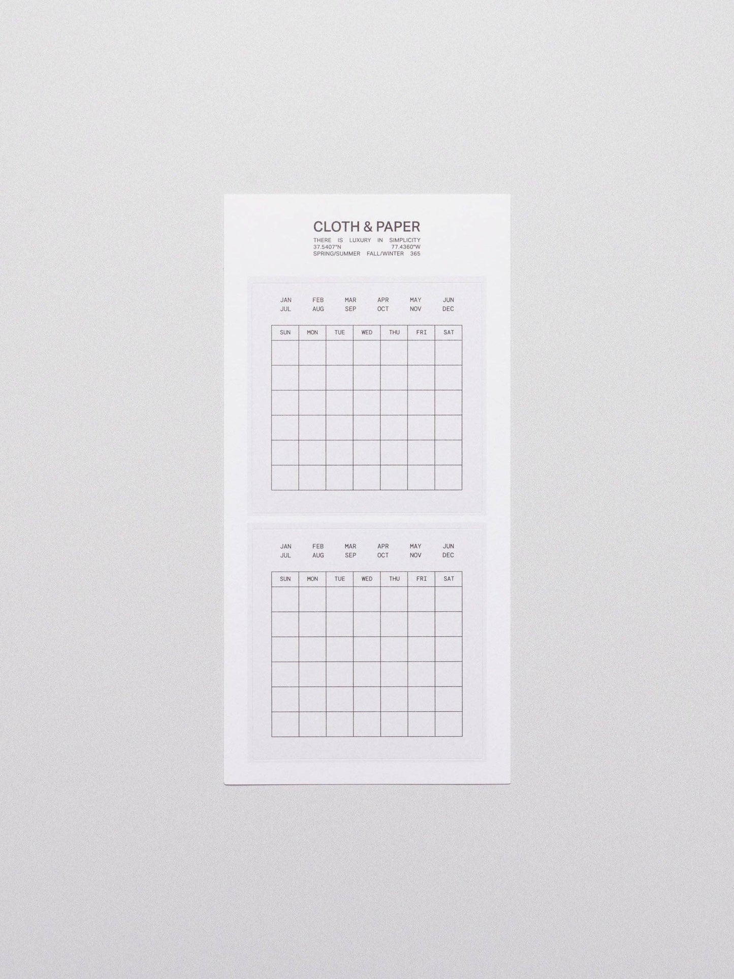 Label Planner Stickers | Calendar