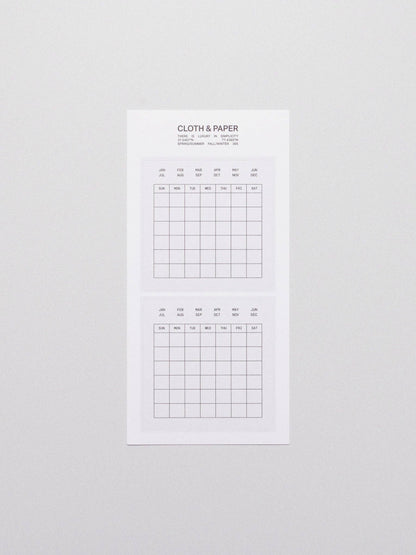 Label Planner Stickers | Calendar