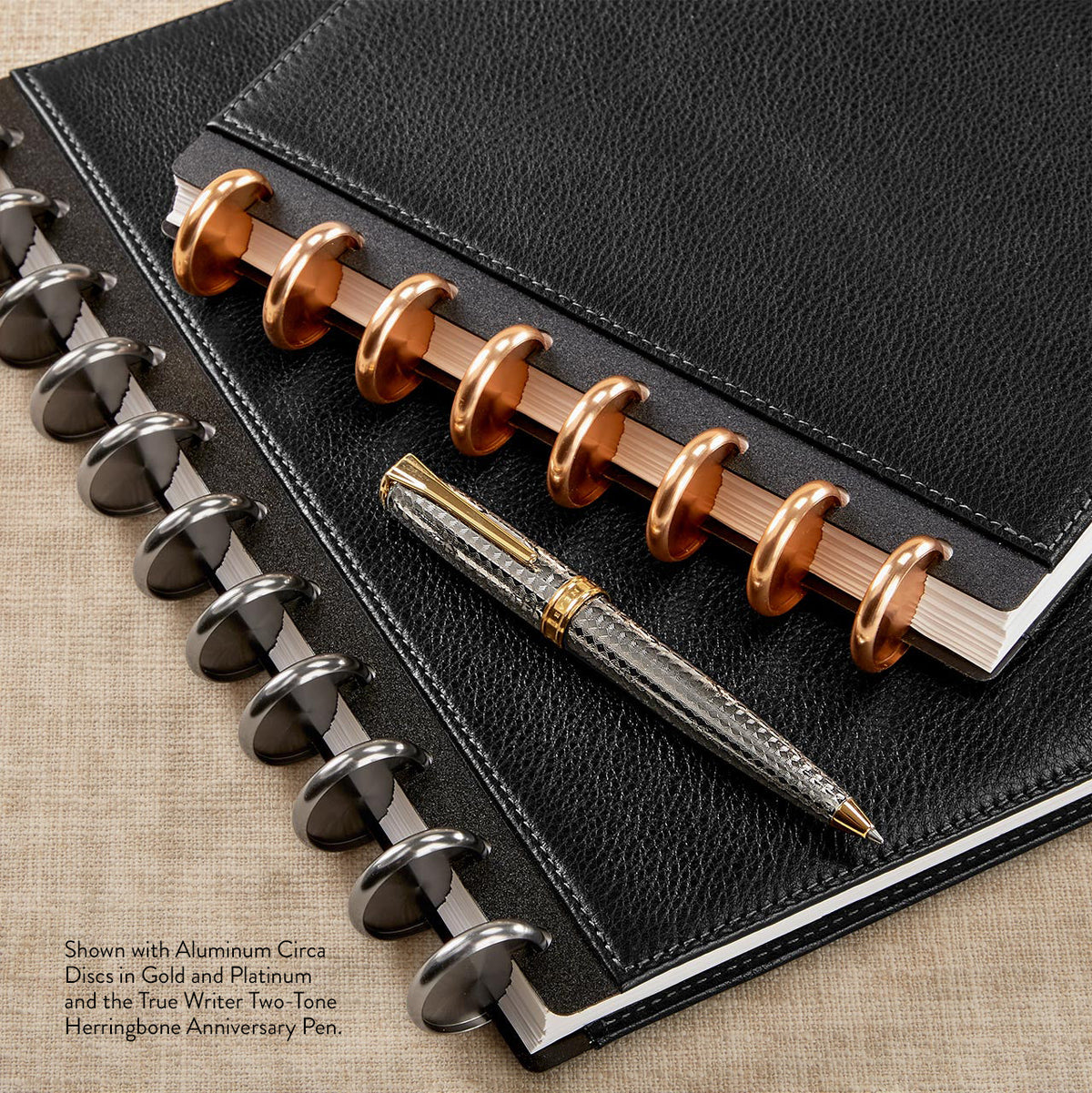 Levenger Bomber Jacket Circa Discbound Notebook