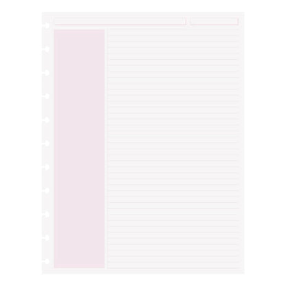 Levenger Circa Shaded Annotation Ruled Discbound Refill (100 sheets)