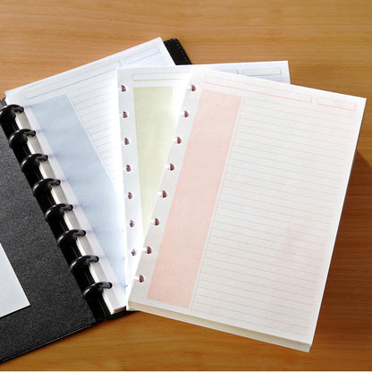 Levenger Circa Shaded Annotation Ruled Discbound Refill (100 sheets)