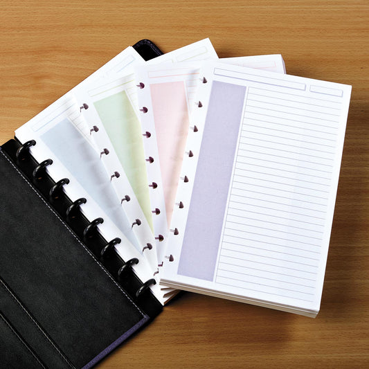 Levenger Circa Shaded Annotation Ruled Discbound Refill (100 sheets)