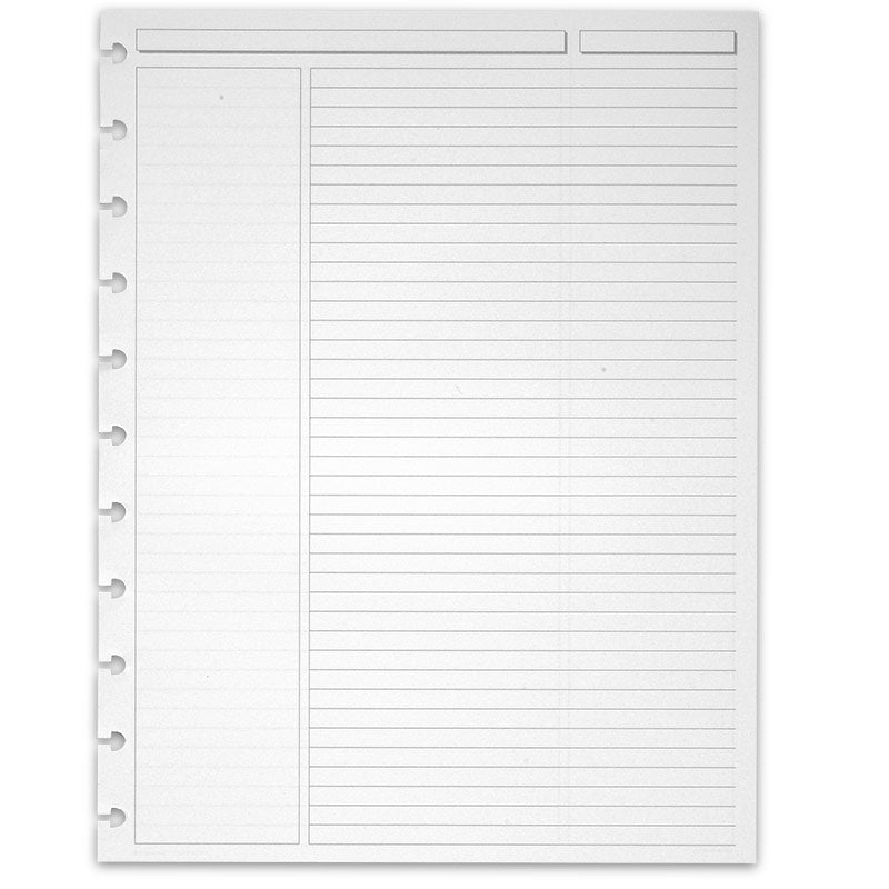 Levenger Circa Annotation 1/4" Ruled Discbound Refill (300 sheets)