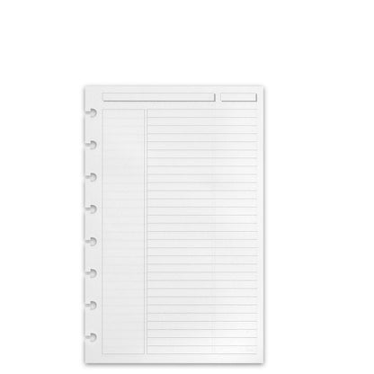 Levenger Circa Annotation 1/4" Ruled Discbound Refill (300 sheets)