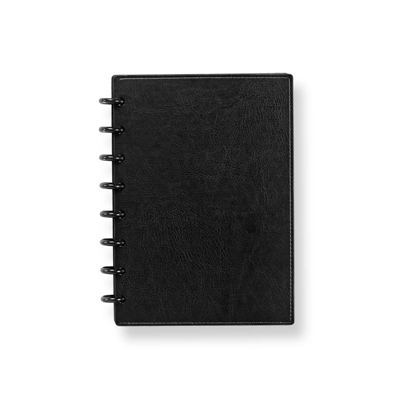 Levenger Circa Smooth Sliver Discbound Notebook with Pockets
