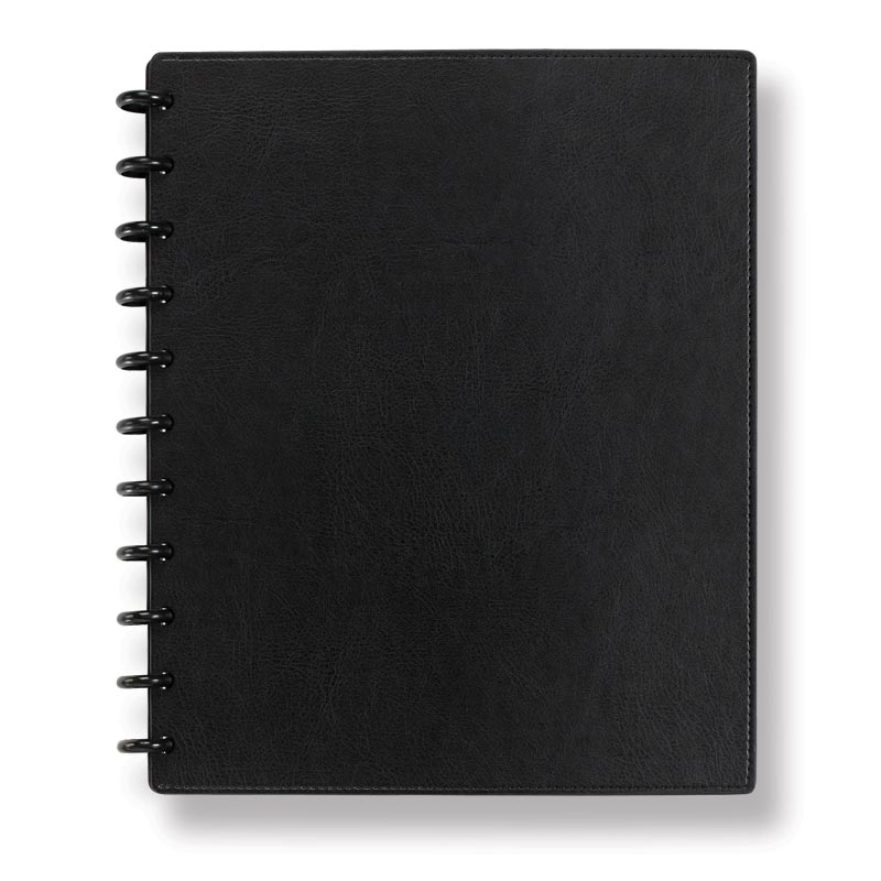Levenger Circa Smooth Sliver Discbound Notebook with Pockets