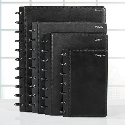 Levenger Circa Smooth Sliver Discbound Notebook with Pockets