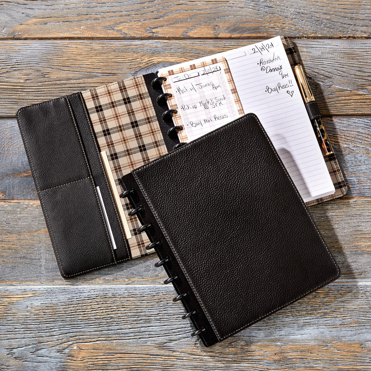Levenger Bomber Jacket Circa Discbound Notebook