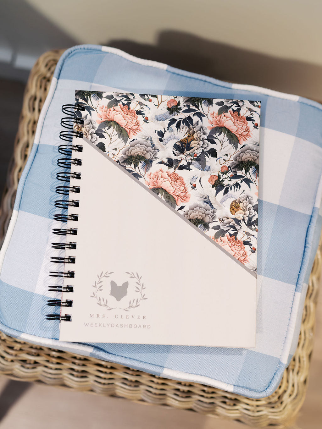 The Weekly Dashboard | Undated Spiral-Bound Weekly Annual Planner + Journal