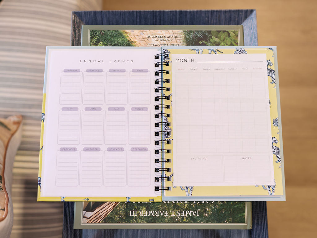 Undated Budget Planner | Spiral-Bound Finance Companion