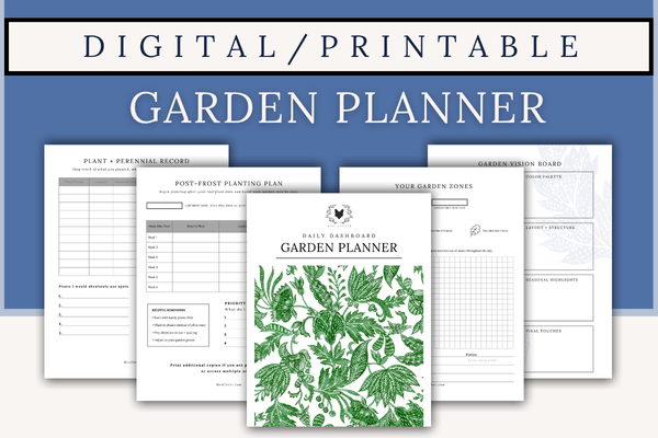 Garden Planner Insert- Letter Size - (Digital Download)
