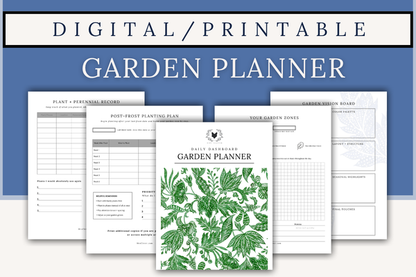 Garden Planner Insert- Letter Size - (Digital Download)