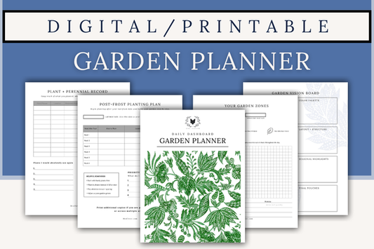 Garden Planner Insert- Letter Size - (Digital Download)