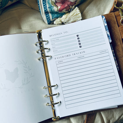 A5 Undated Printable Daily Dashboard (Digital Download)