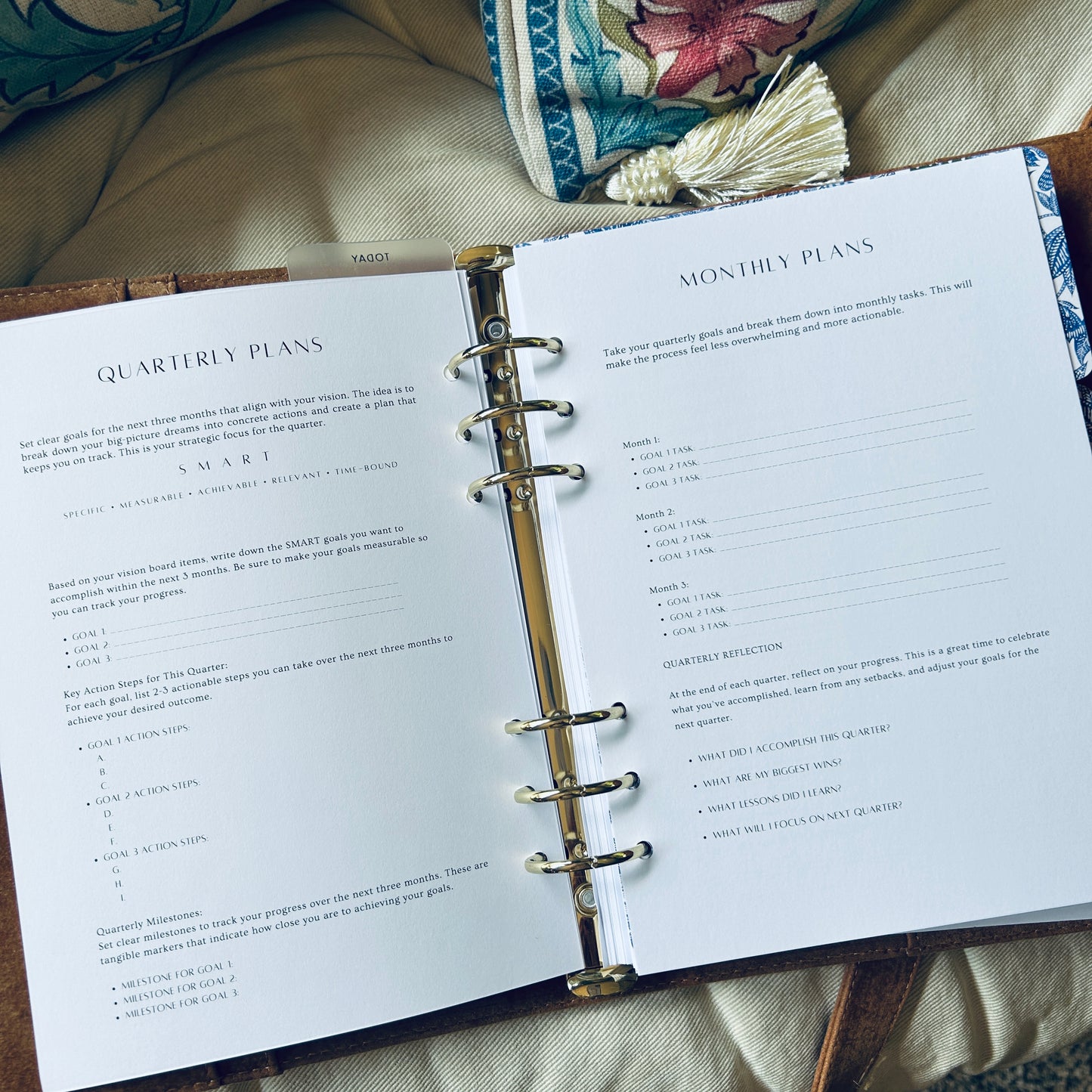 A5 Undated Printable Daily Dashboard (Digital Download)