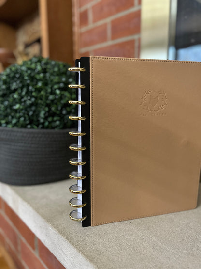 Notebook Discs Gold Large