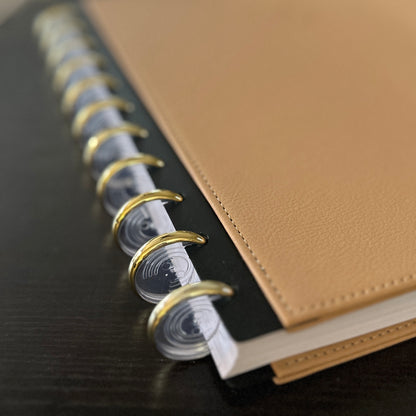 Notebook Discs Gold Large