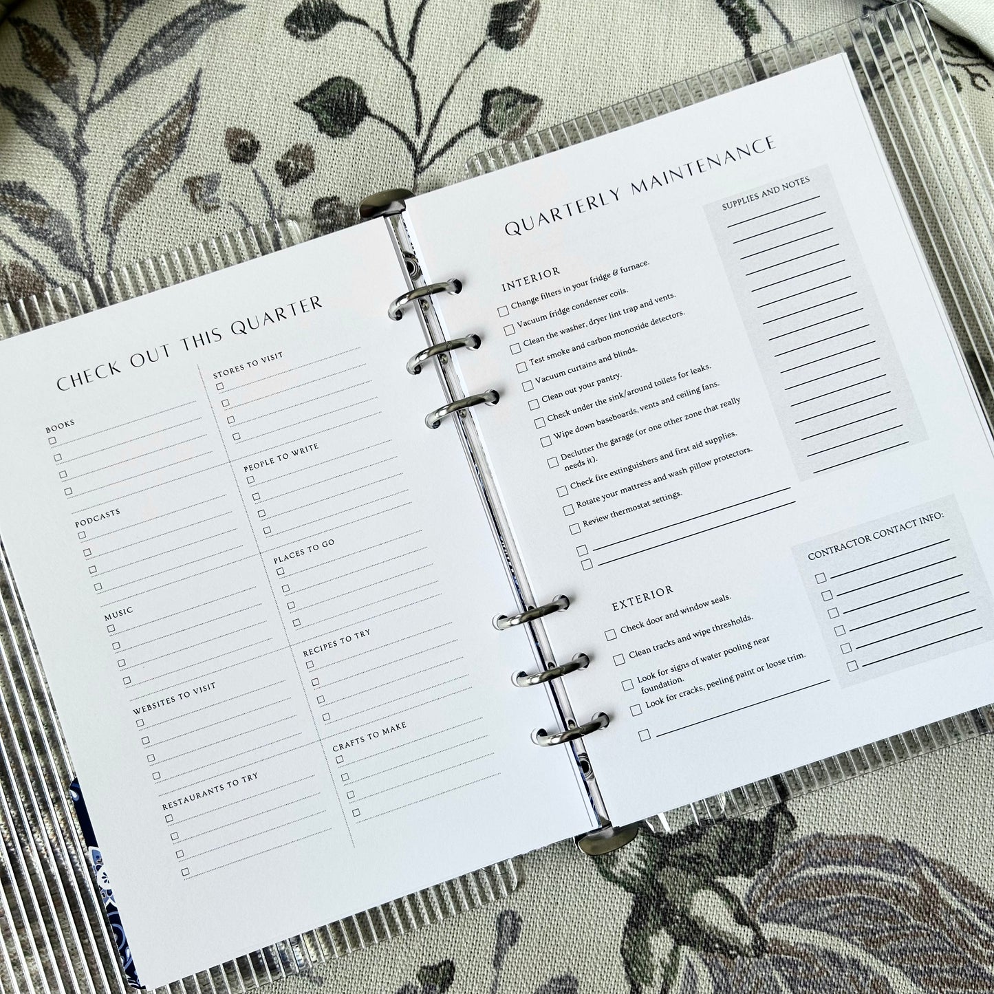 Daily Dashboard Planner- Journaler's Edition - Undated