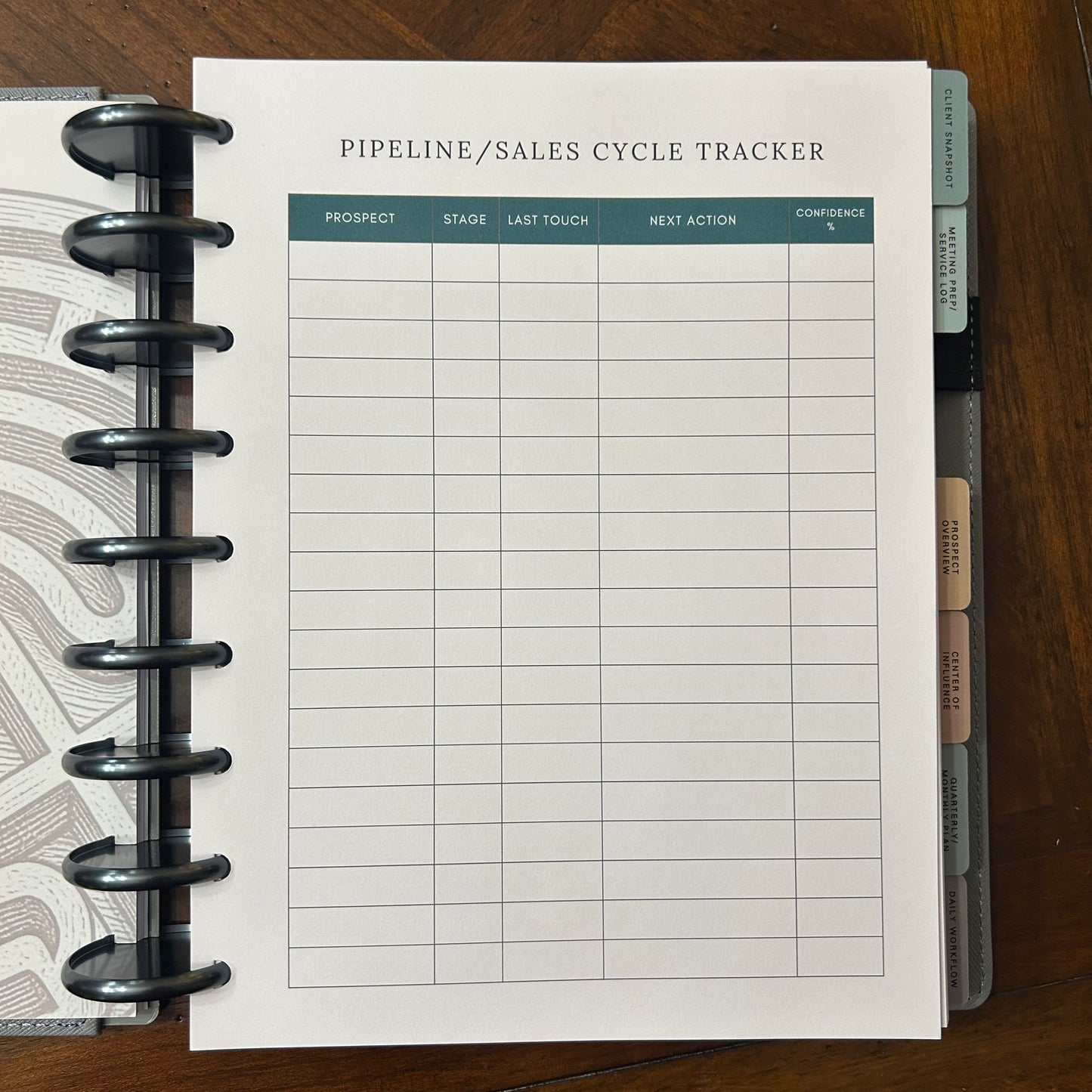 Daily Dashboard Planner: Financial Advisor Edition