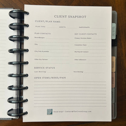 Daily Dashboard Planner: Financial Advisor Edition
