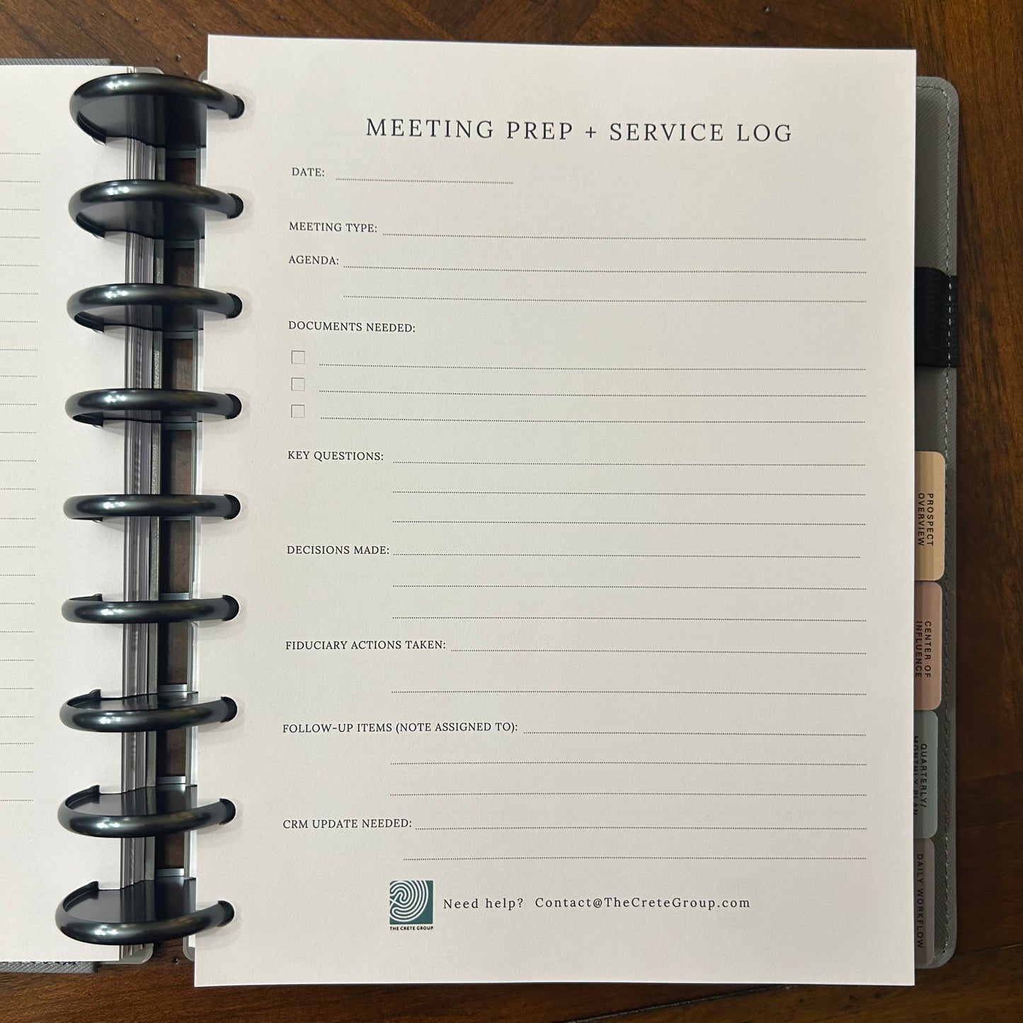 Daily Dashboard Planner: Financial Advisor Edition