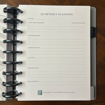 Daily Dashboard Planner: Financial Advisor Edition