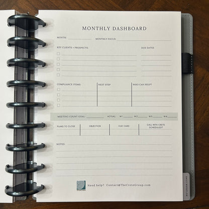 Daily Dashboard Planner: Financial Advisor Edition
