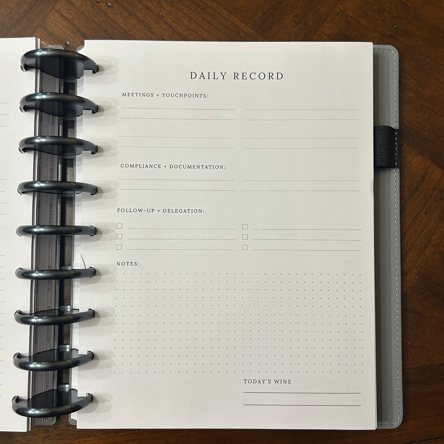 Daily Dashboard Planner: Financial Advisor Edition