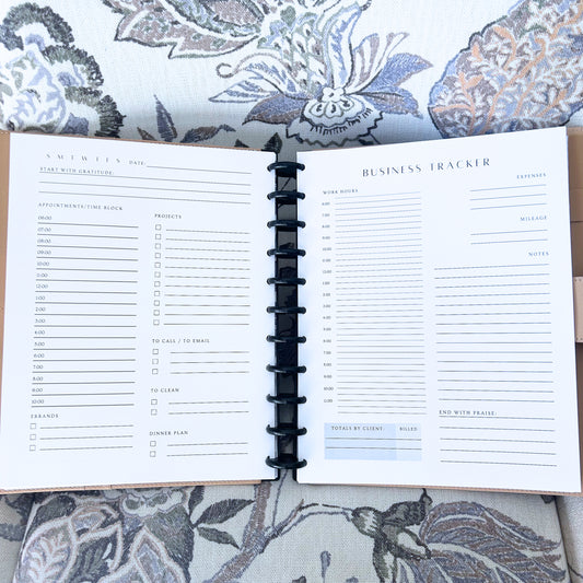 Daily Dashboard - Business + Home Edition - Letter Size- Undated